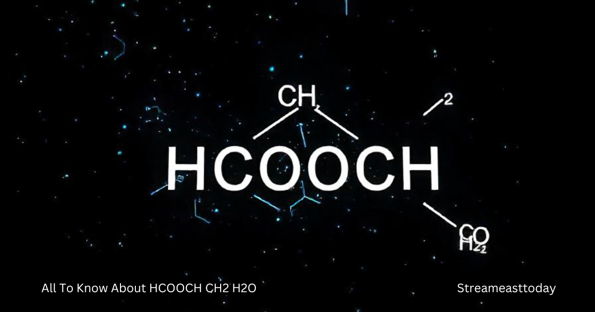 All To Know About HCOOCH CH2 H2O